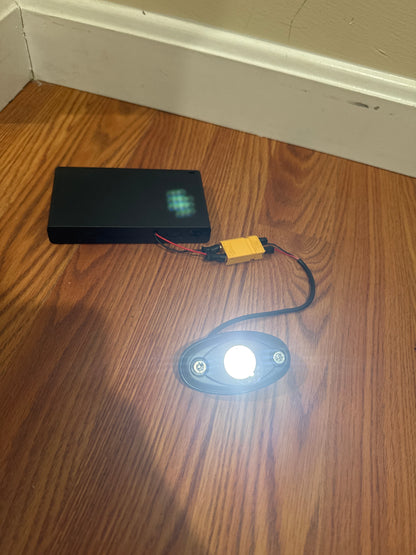 Battery pack rock light