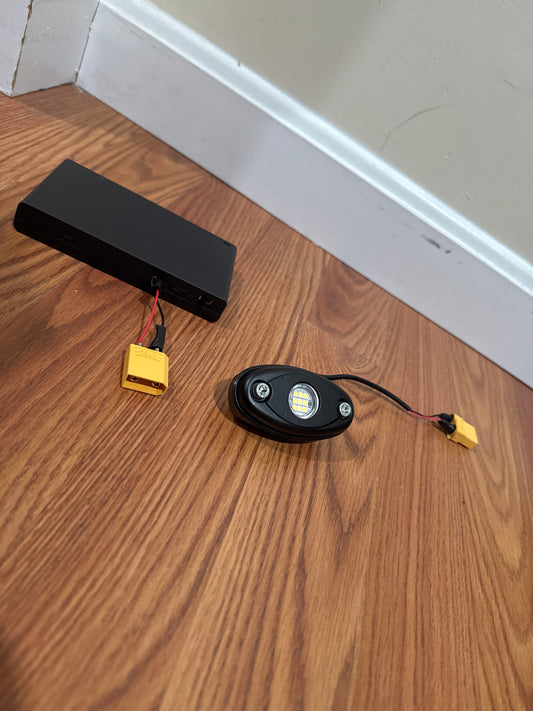 Battery pack rock light