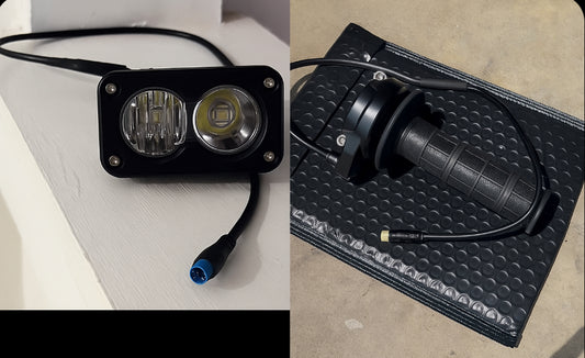 Surron throttle + Baja light combo